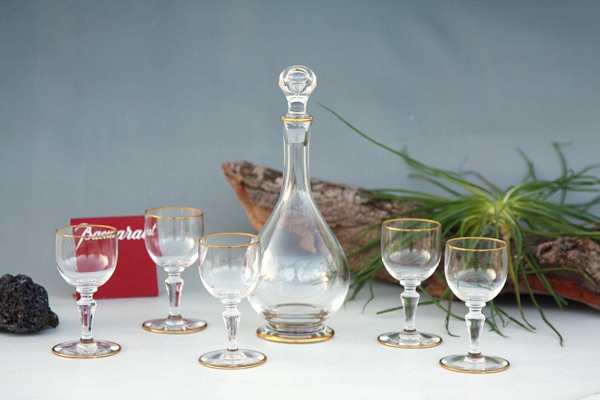 Liquor Set In Baccarat Crystal, Mahora Model