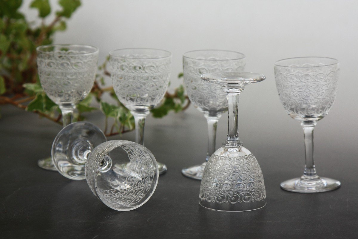 Set De 6 Verres à Apéritif En Cristal Baccarat Modèle Combourg-photo-1