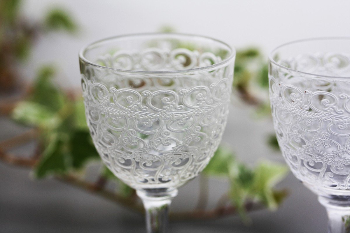 Set De 6 Verres à Apéritif En Cristal Baccarat Modèle Combourg-photo-2