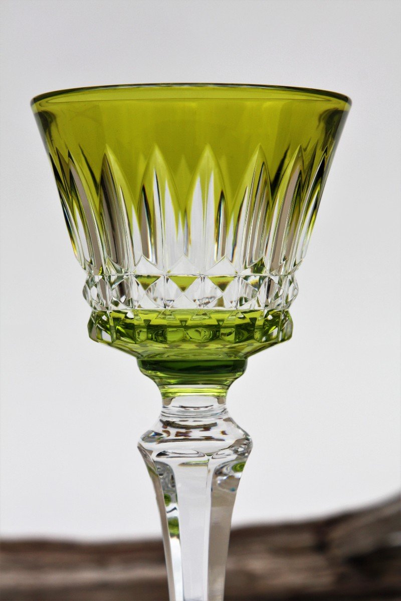 Baccarat Crystal Roemer Glass, Buckingham Pattern-photo-1