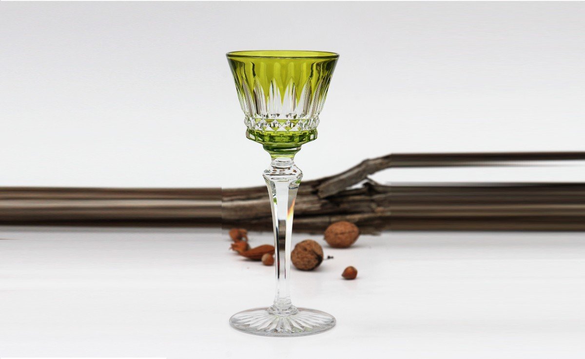 Baccarat Crystal Roemer Glass, Buckingham Pattern