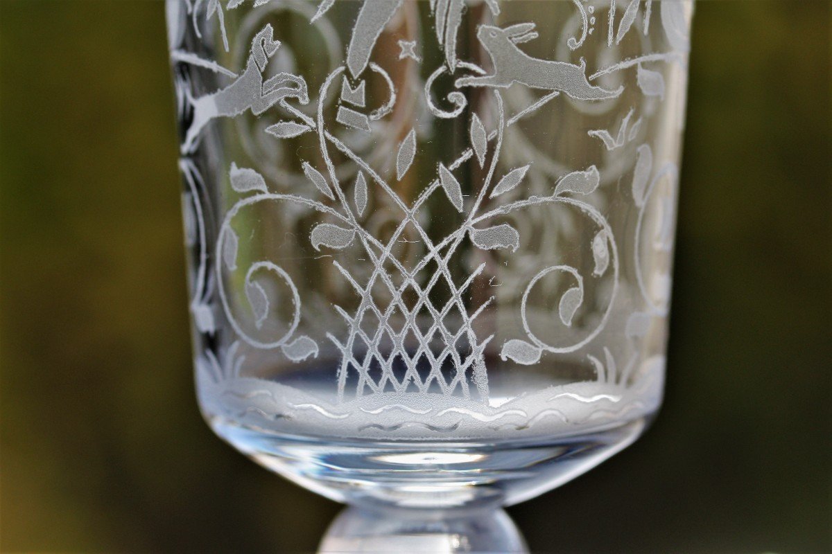 Verre à Vin N°4 En Cristal De Baccarat Modèle Djeddah-photo-2