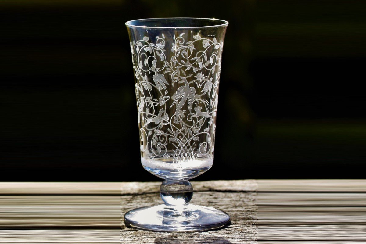 Verre à Vin N°4 En Cristal De Baccarat Modèle Djeddah