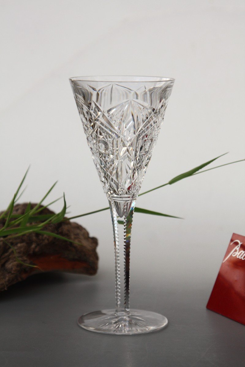 Baccarat Crystal Cocktail Flute, Lagny Model-photo-2