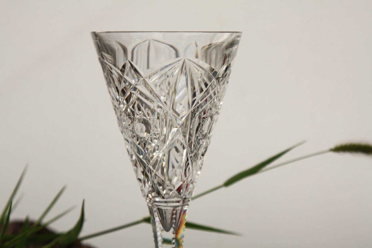 Baccarat Crystal Cocktail Flute, Lagny Model-photo-3