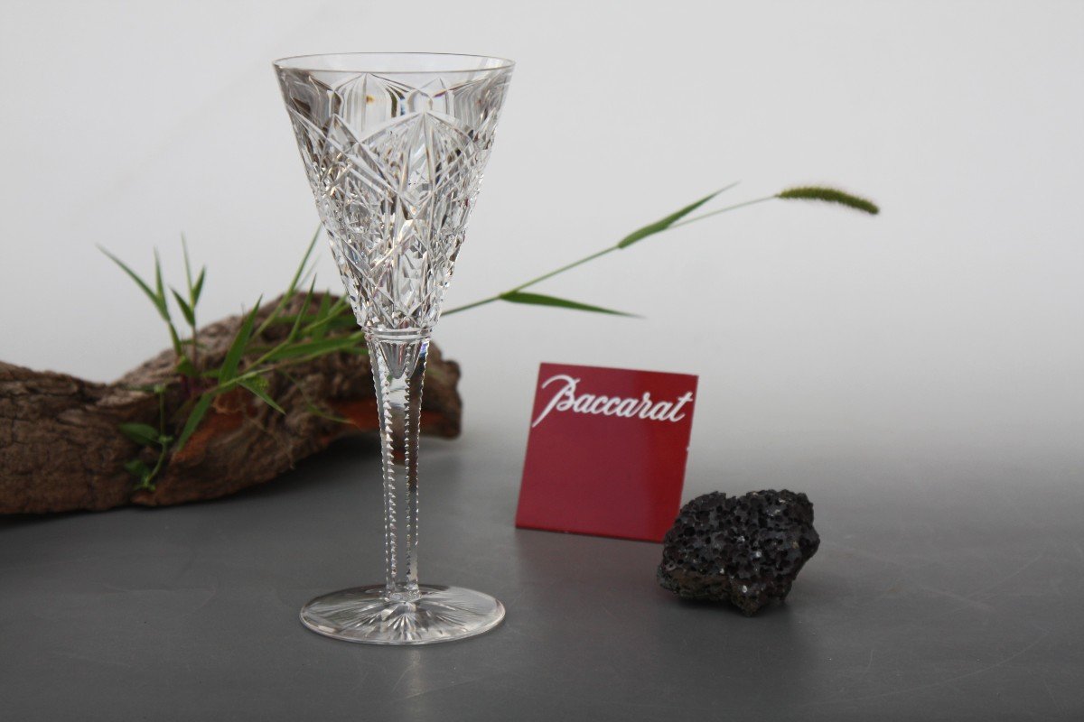 Baccarat Crystal Cocktail Flute, Lagny Model