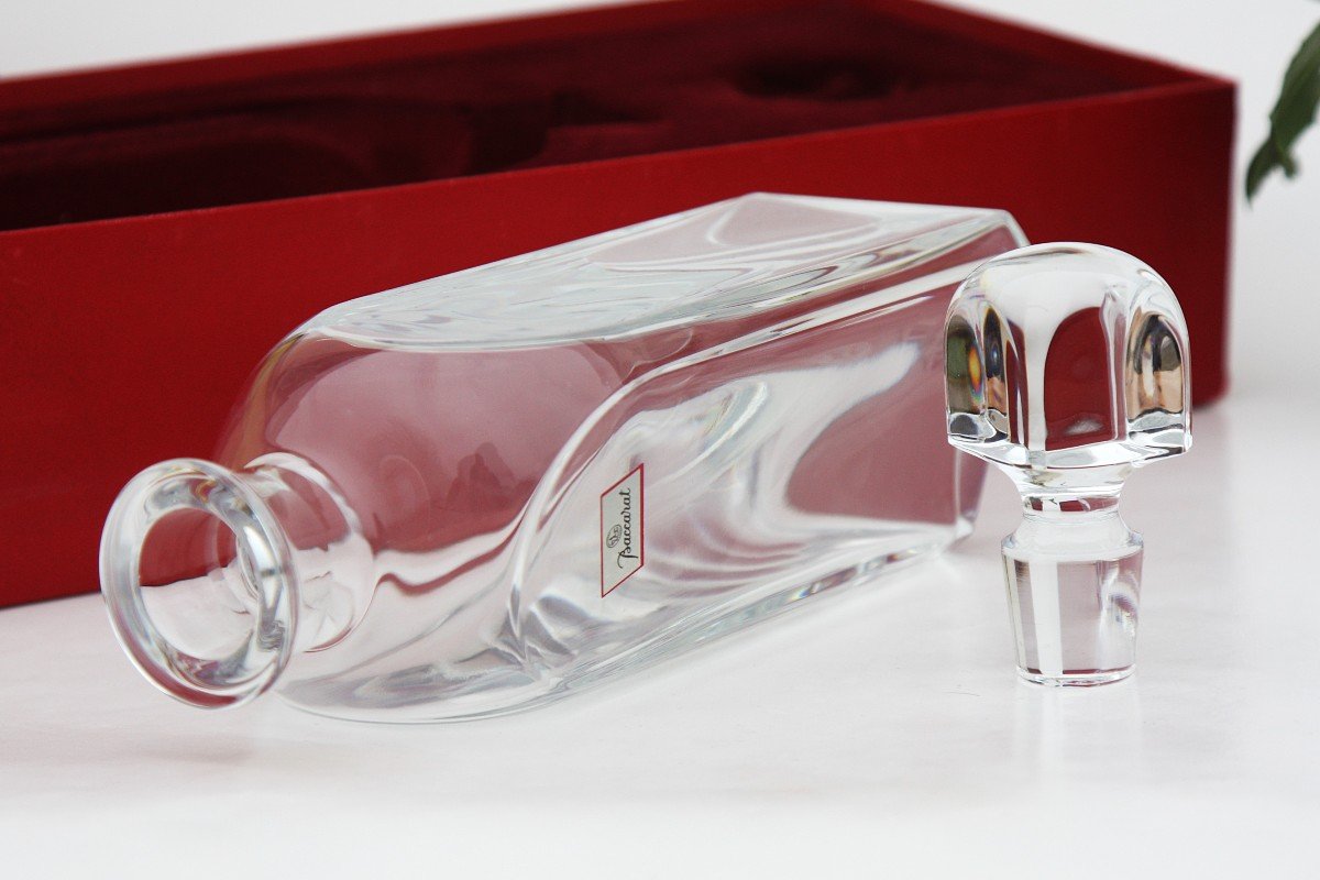 Baccarat Crystal Whiskey Decanter, Vologne Model-photo-4