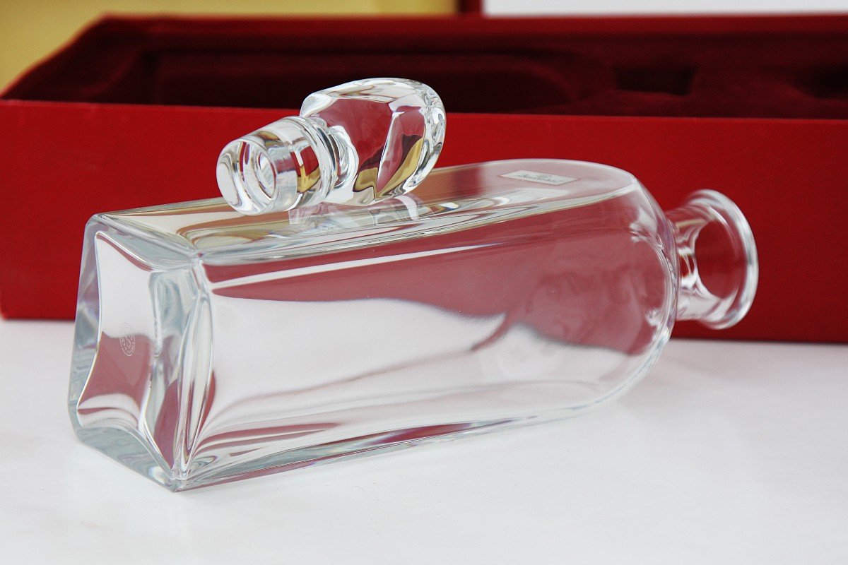 Baccarat Crystal Whiskey Decanter, Vologne Model-photo-5