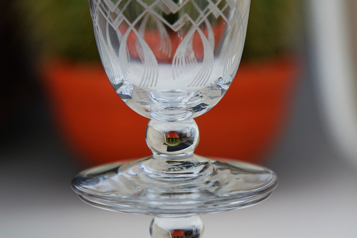 Set Of 8 Baccarat Glasses, Wine And Aperitif-photo-5