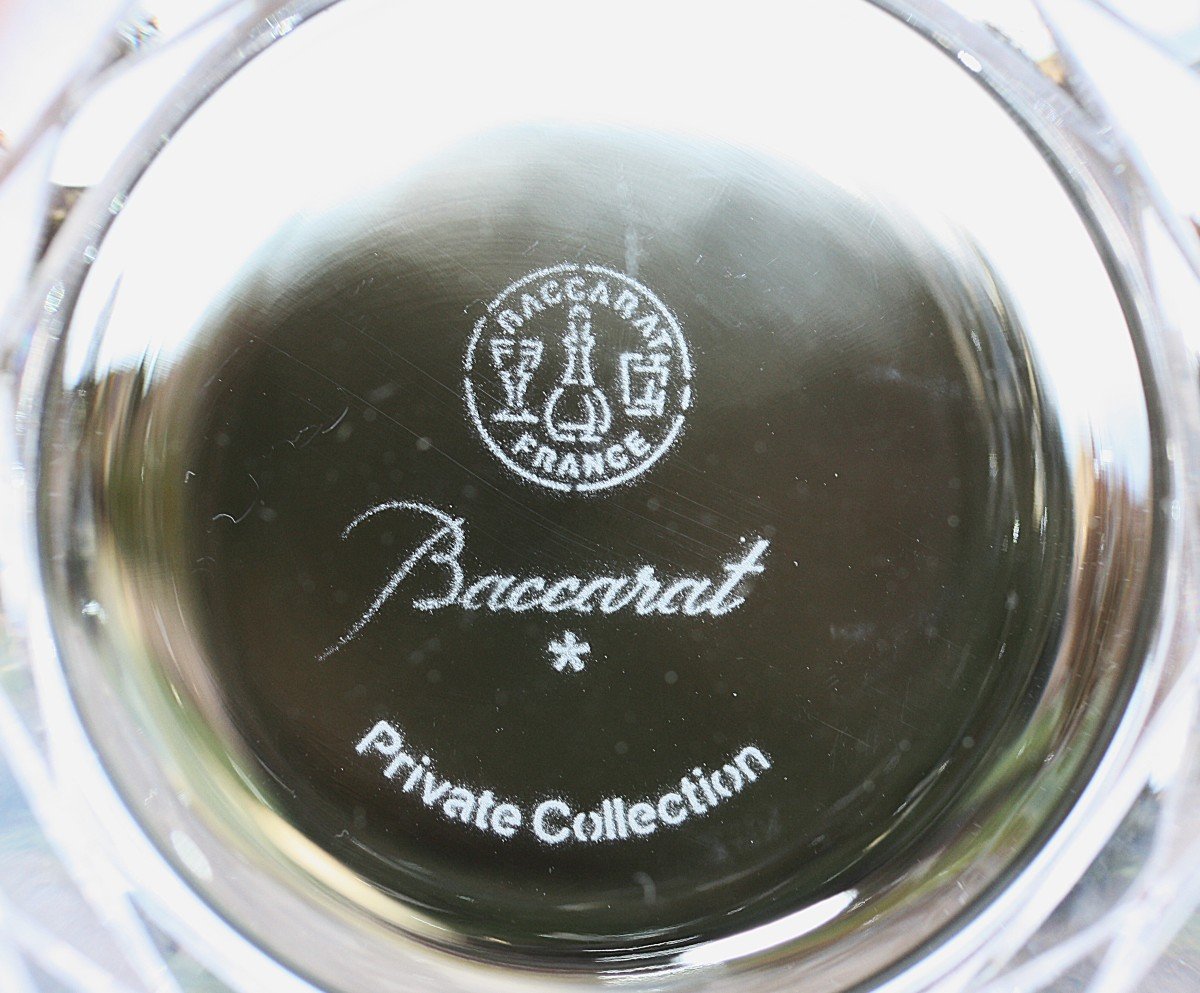 Baccarat Crystal Whiskey Glass, Beluga Model, Private Collection-photo-1