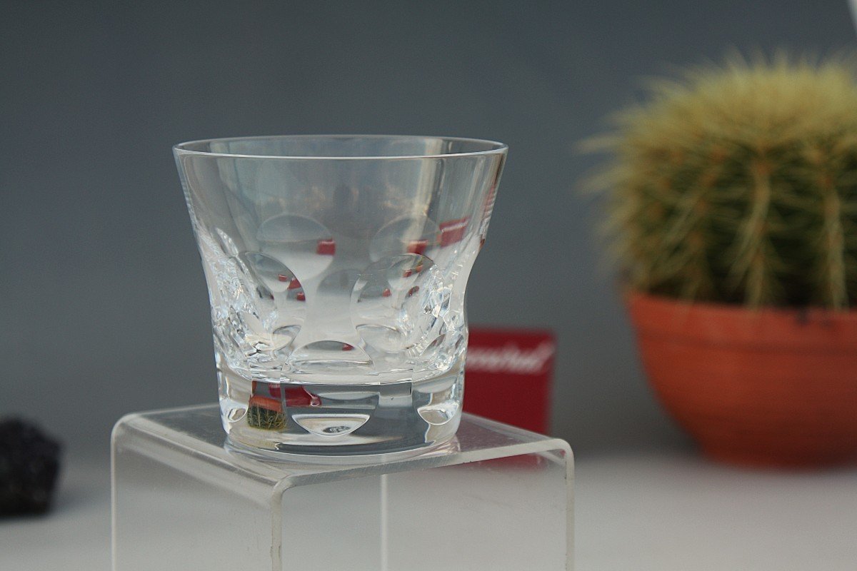 Baccarat Crystal Whiskey Glass, Beluga Model, Private Collection