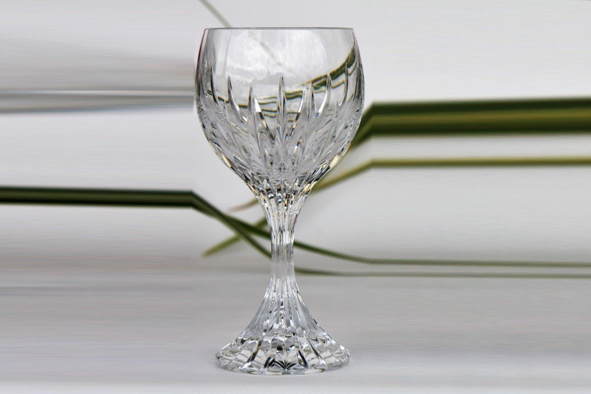 Set De 2 Verres à Eau En Cristal De Baccarat Modèle Massena-photo-4