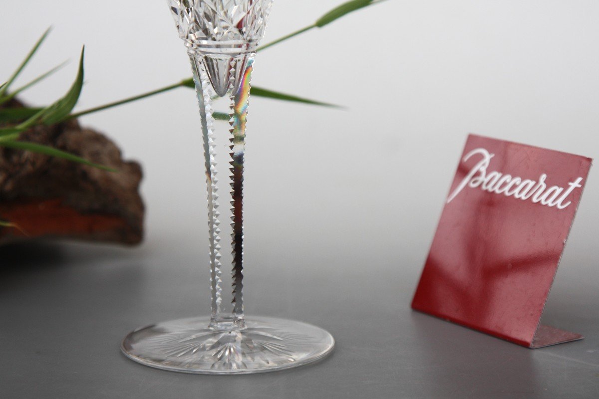 Set De 2 Flûtes à Cocktail Cristal De Baccarat Modèle Lagny-photo-4