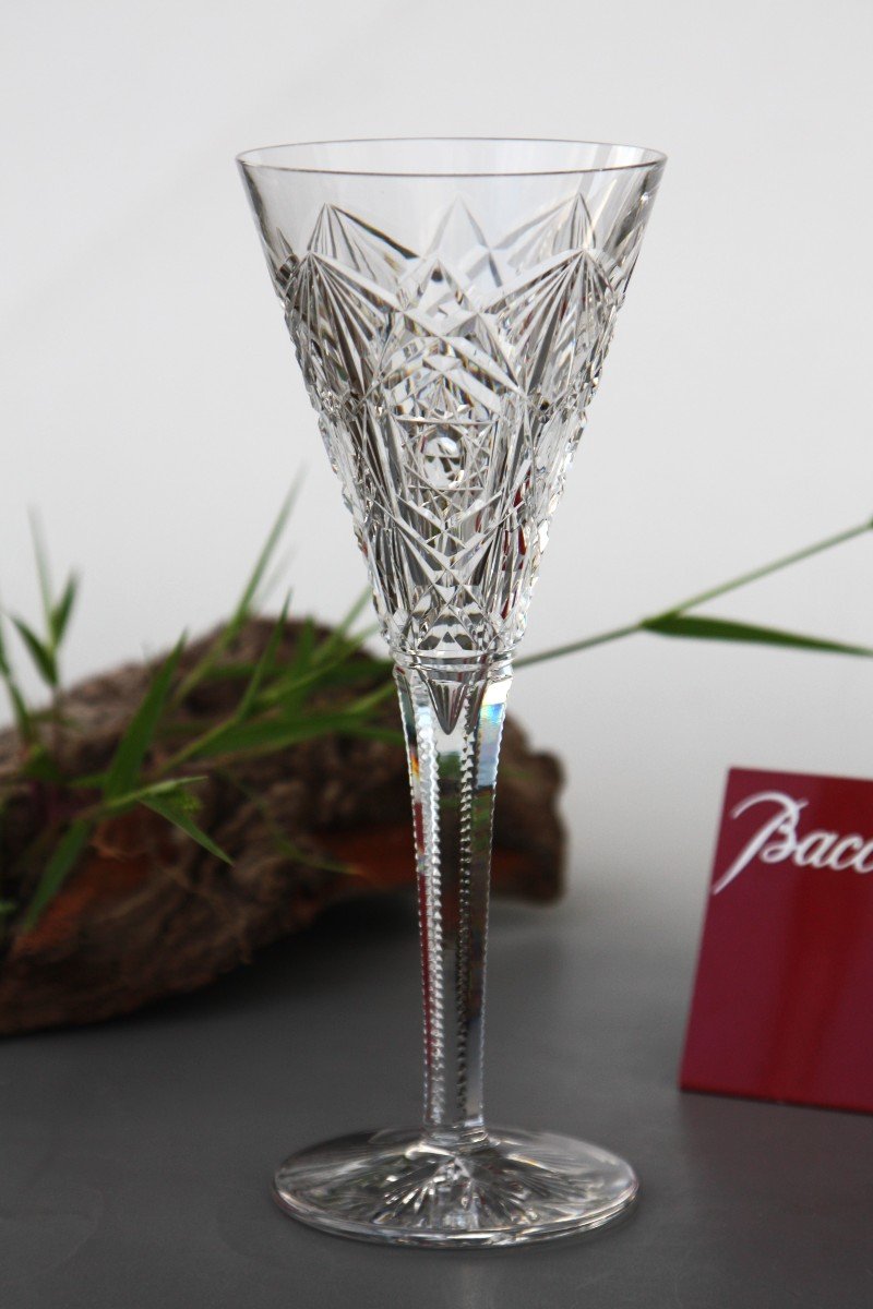 Set De 2 Flûtes à Cocktail Cristal De Baccarat Modèle Lagny-photo-1