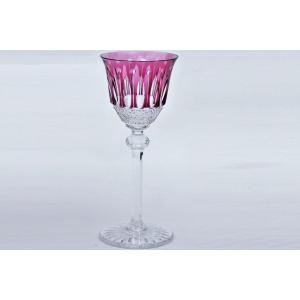 St Louis Crystal Aperitif Glass, Tommy Amethyst Model