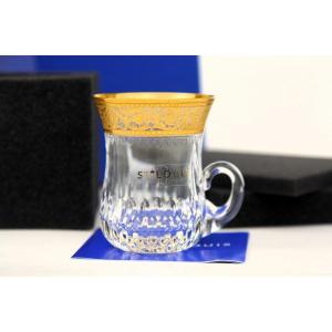 Tea Cup In Saint Louis Crystal, Thistle Model