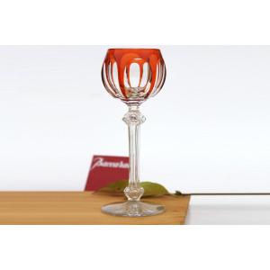 Verre à Vin Du Rhin En Cristal De Baccarat, Modèle R22 Orange