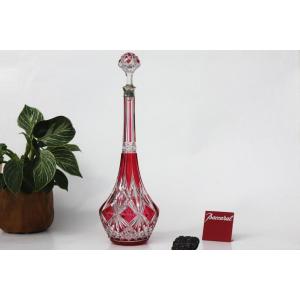 Grande Carafe à Vin En Cristal De Baccarat Fantaisie