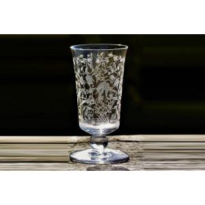 Verre à Vin N°4 En Cristal De Baccarat Modèle Djeddah