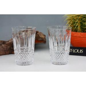 Set De 2 Chopes à Bières En Cristal De St Louis Tommy