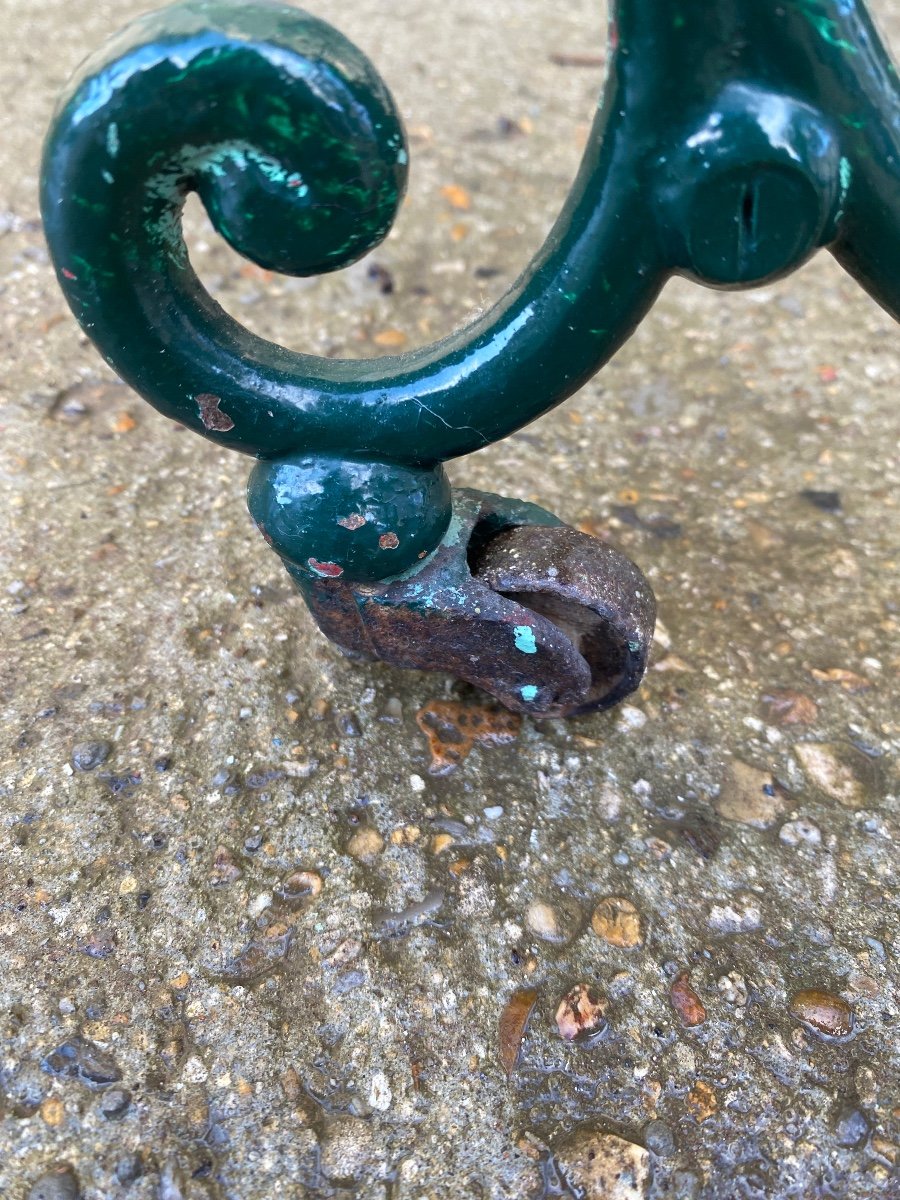 Porte Fleurs / étagère De Jardin En Fonte à Volutes , D’époque Napoléon III -photo-6