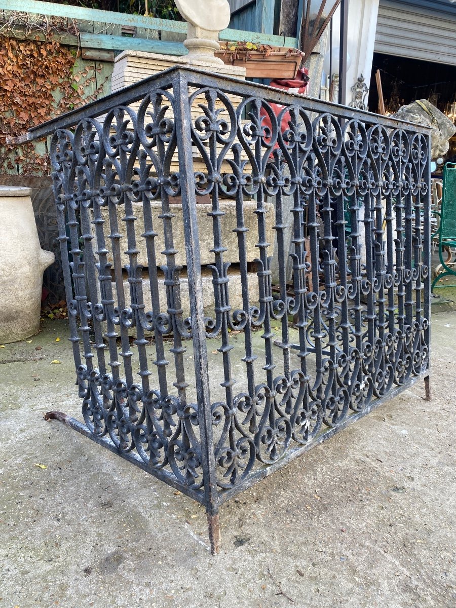 19th Century Cast Iron Balcony / Grille 