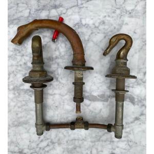 Bronze Gooseneck Faucet Set, Bathroom, Fountain…