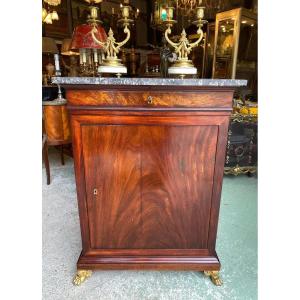 Stamped Restoration Period Furniture, In Mahogany, Bronze Claw Feet 