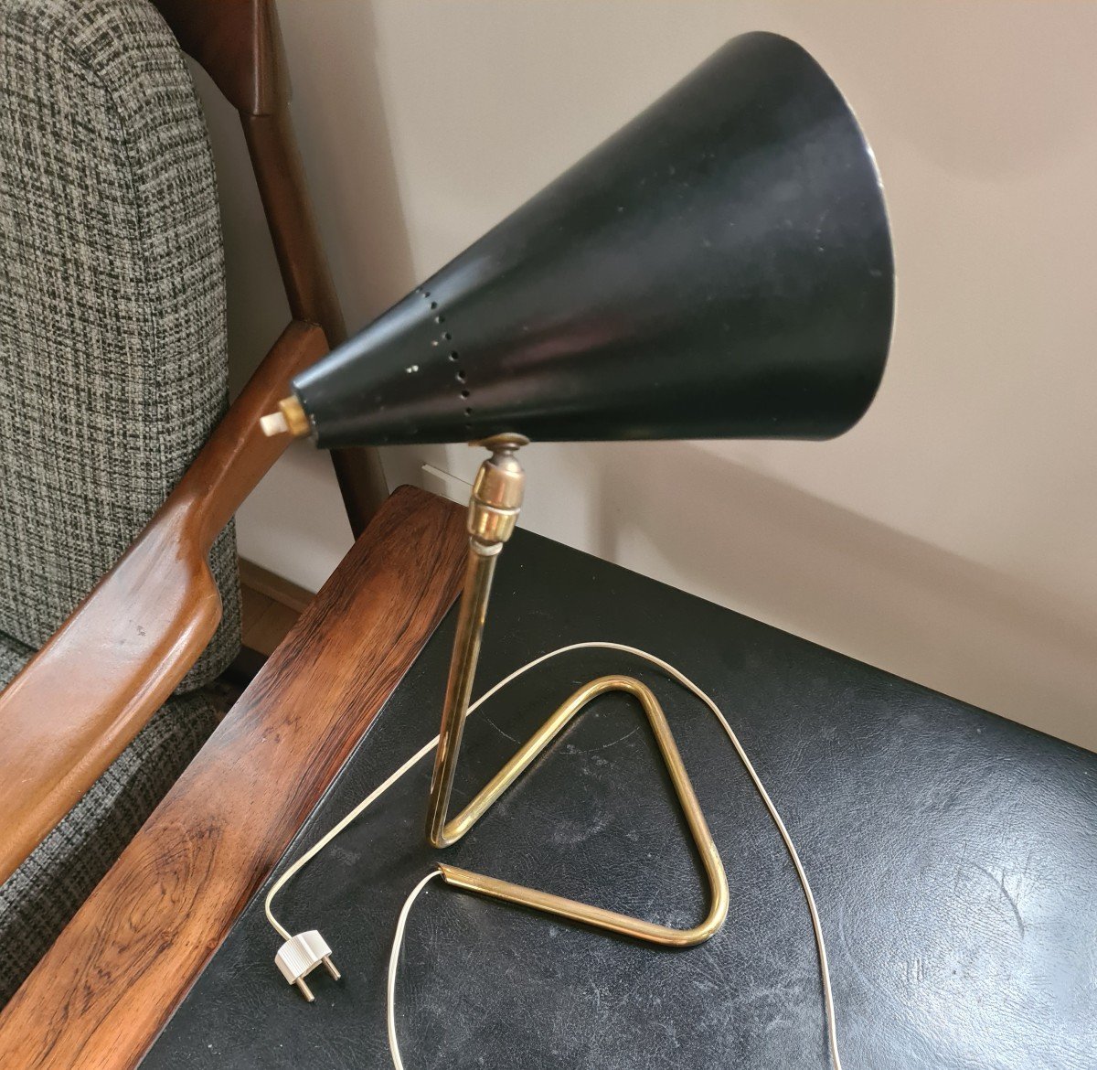 1950's Desk Lamp By Gilardi & Barzaghi-photo-4