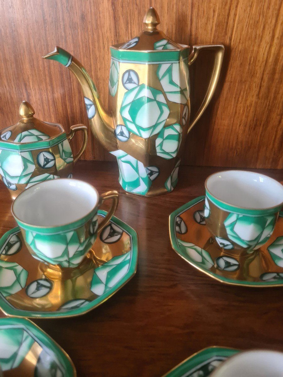 Noritaké Art Deco Coffee Service 1922 .gumi Brothers-photo-2