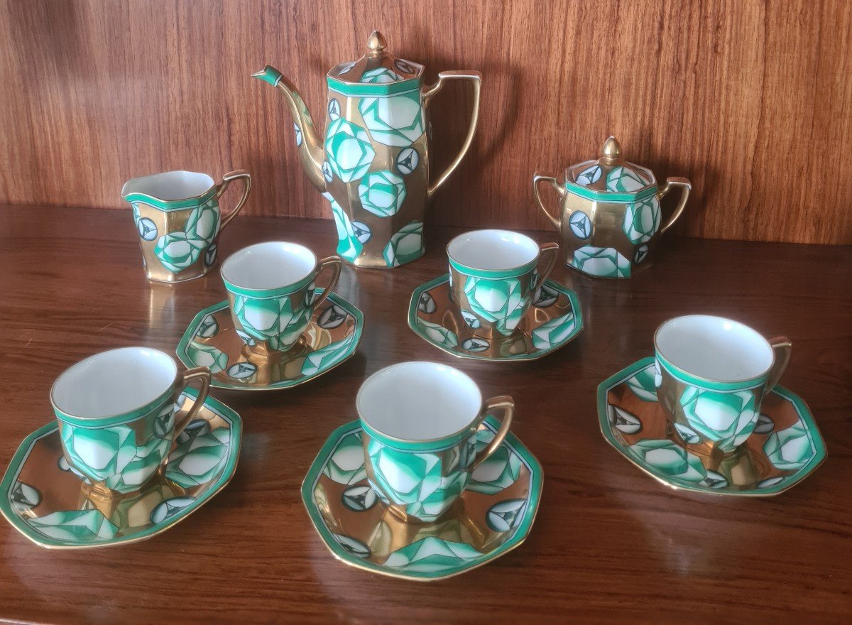 Noritaké Service Café Art Déco 1922 .frères Gumi