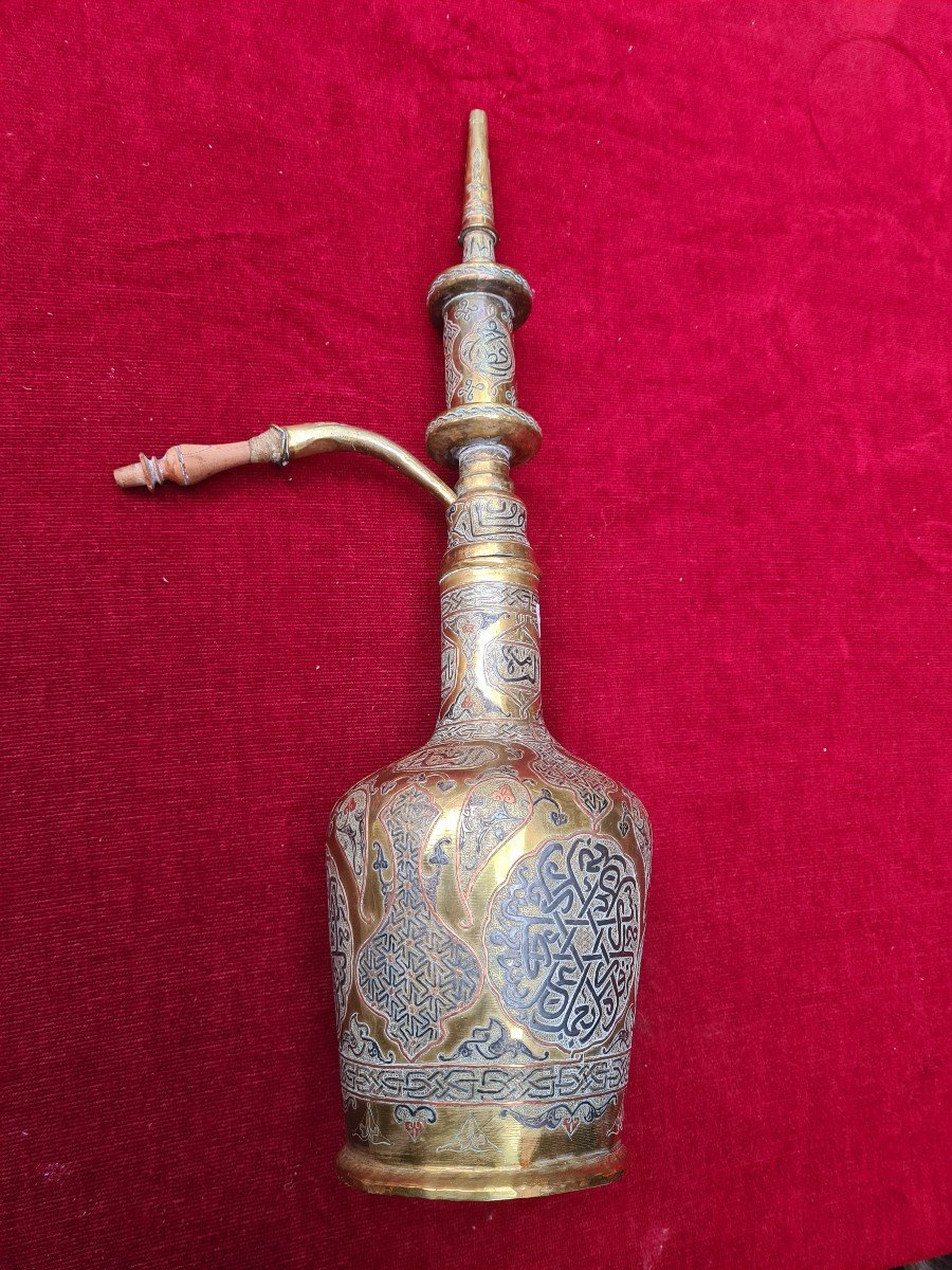 Syrian Hookah In Copper End XIX Eme