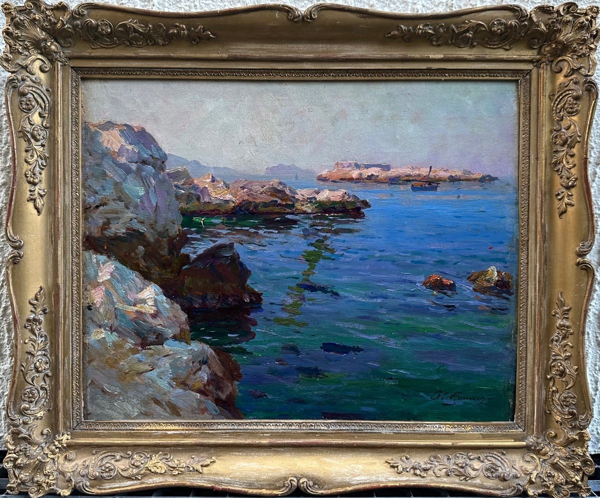 Adolphe Louis Gaussen (Français, 1871-1954) Cote Rocheuse