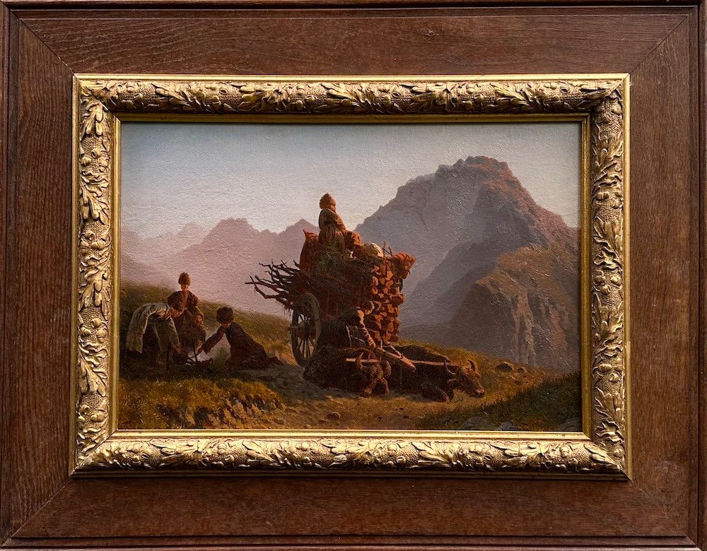 Mountain Scene In The Caucasus (ilya N. Zankovsky?)-photo-2