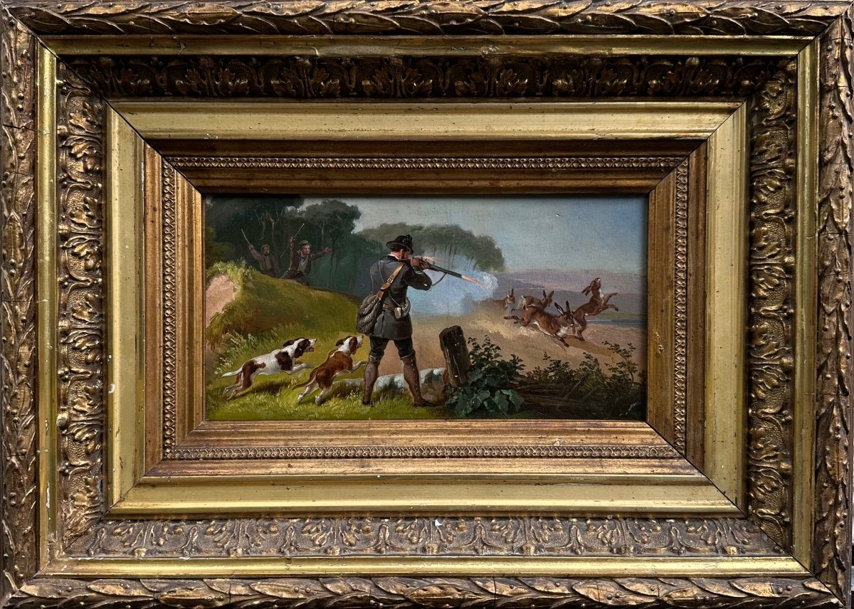 Eduard Von Gebhardt (1838 - 1925) - Scène De Chasse