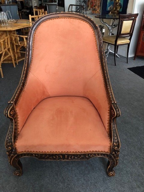 Terakota Baroque Shepherd's Armchair - Circa 1900