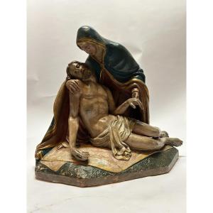 Neo Gothic Sculpture Of A Pieta