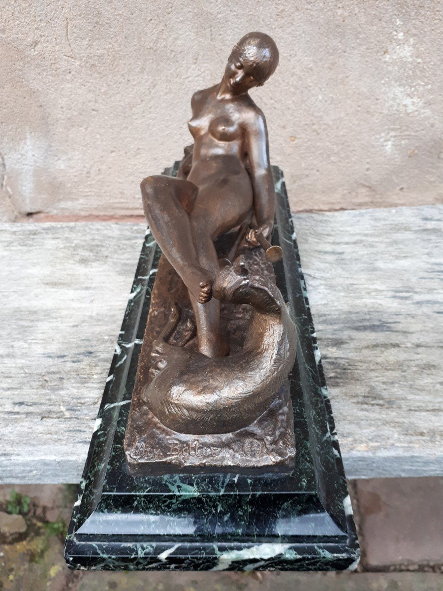 Art Deco Spelter Sculpture, By Ary Bitter-photo-2