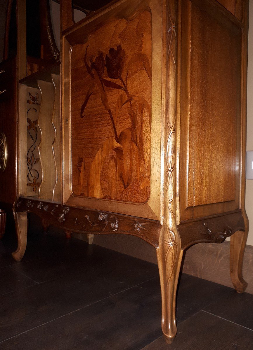 Art Nouveau Majorelle Cabinet-photo-4