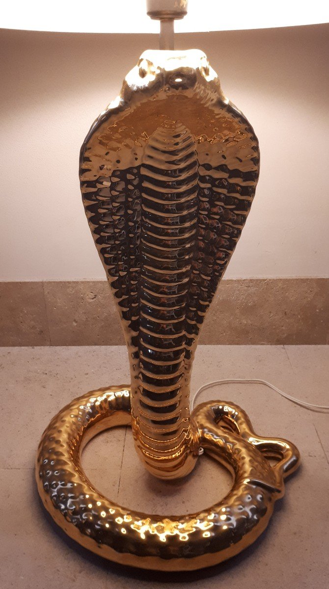 Lampe Cobra De Tommaso Barbi, Italie 1970-photo-3