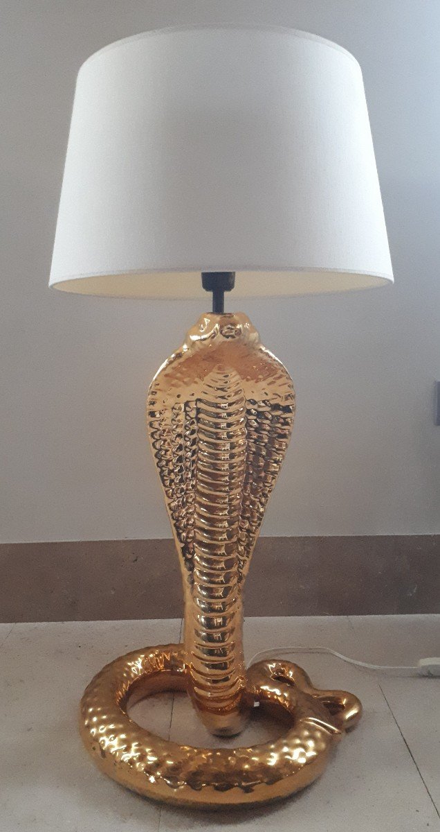 Lampe Cobra De Tommaso Barbi, Italie 1970