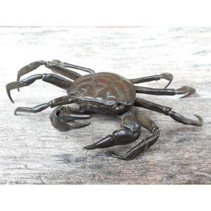 Jizai Okimono Représentant Un Crabe, Japon ère Meiji