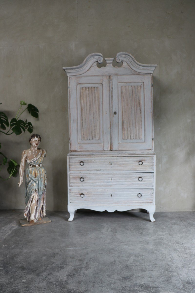 Swedish Rococo Wardrobe