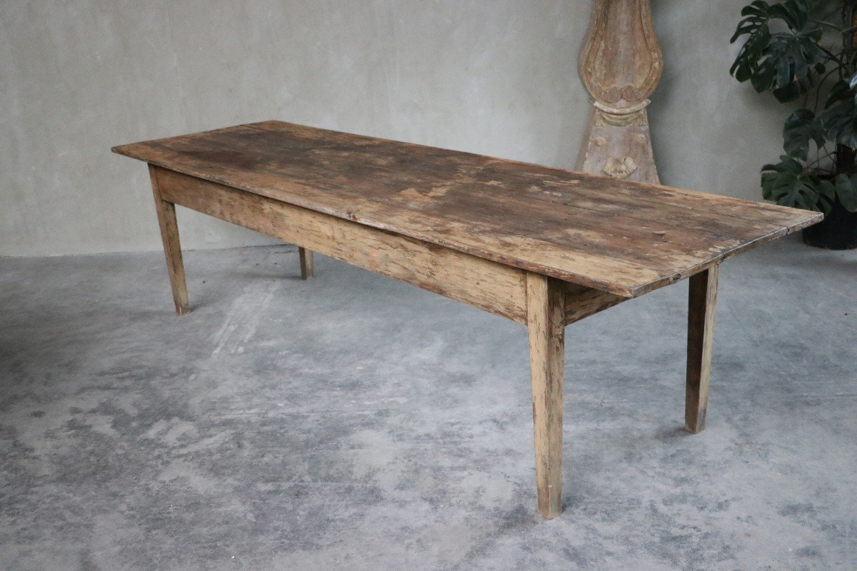 Large Swedish Farmhouse Table-photo-2