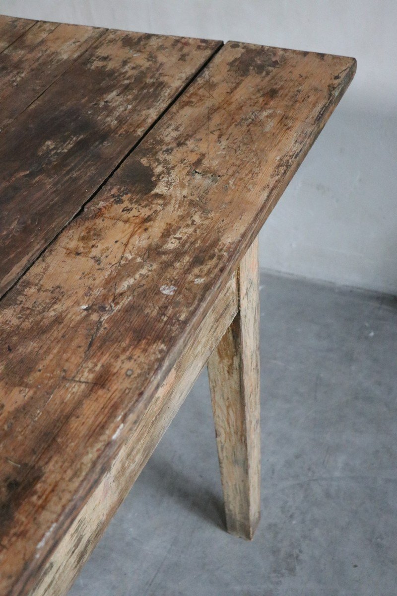 Large Swedish Farmhouse Table-photo-2