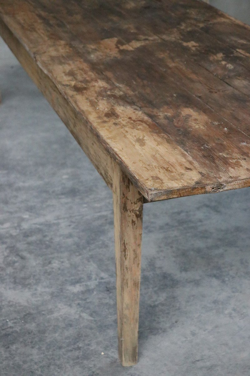 Large Swedish Farmhouse Table-photo-3