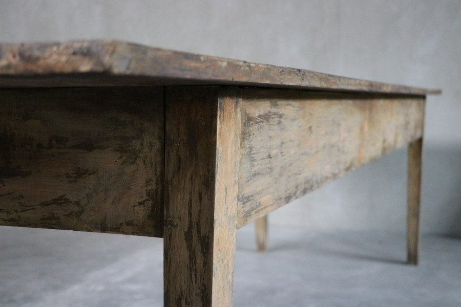 Large Swedish Farmhouse Table-photo-7