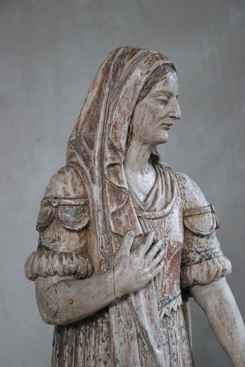 Statue St Anne Et Marie-photo-2