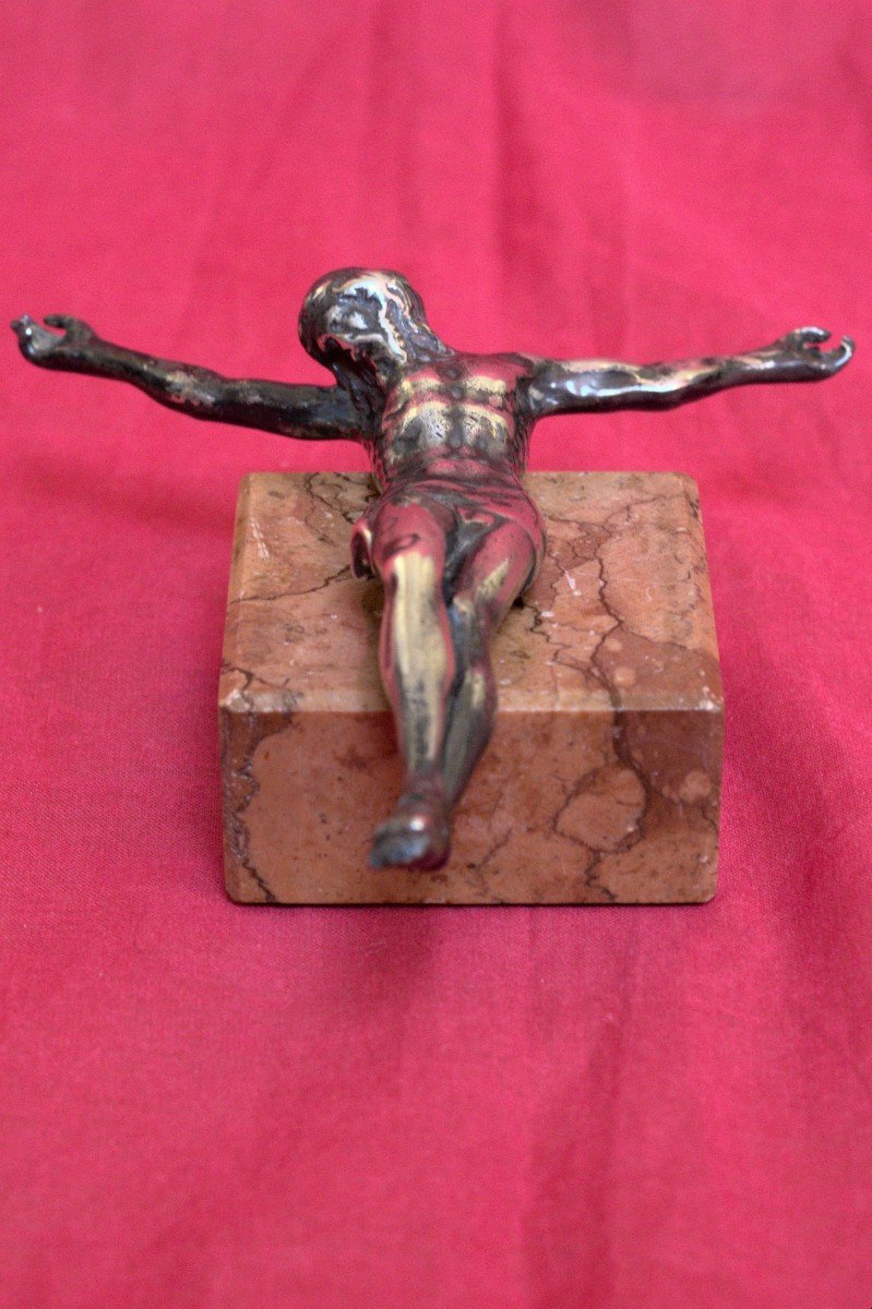 Christ Crucifix - Corpus Christi - Argent Massif - Italie - XVIIe 17e Siècle - Haute Epoque 17-photo-3