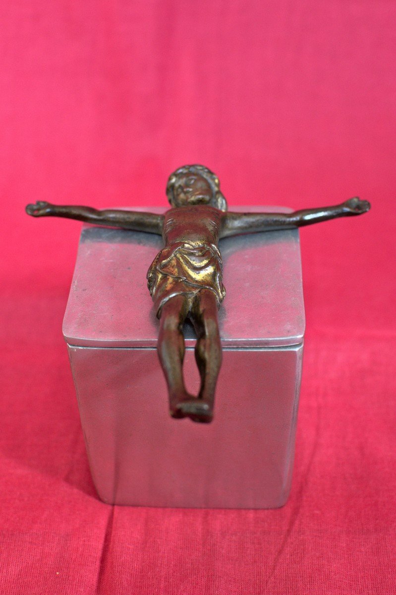 Christ à Six Doigts - Crucifix - Corpus Christi - Bronze - XVe 15e Siècle Haute Epoque 15-photo-4